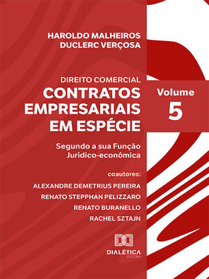 cover image of Direito Comercial--Contratos Empresariais em Espécie, Volume 5